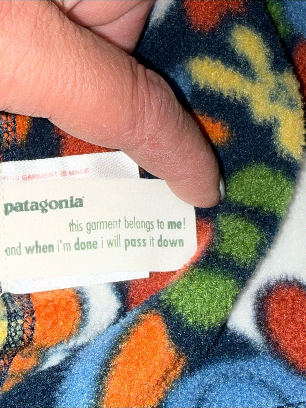 EUC Patagonia Synchilla fleece cardigan jacket size 18 months